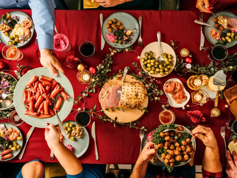 julbord de noel en suede /visiondeco